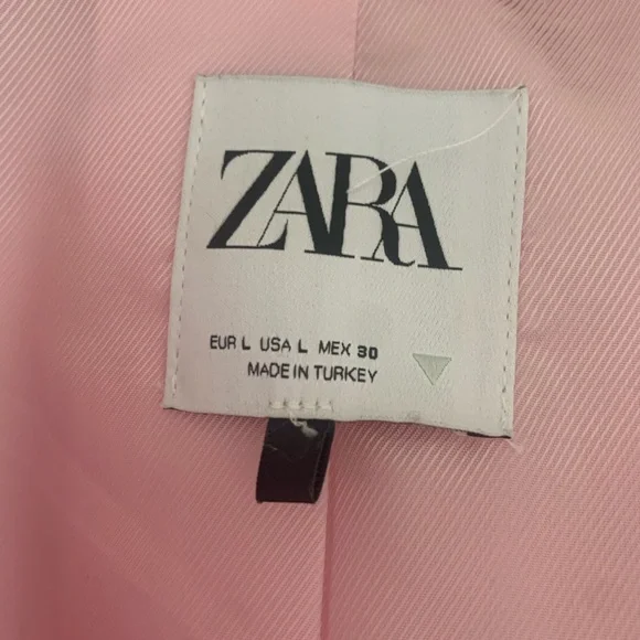 Zara Women's Baby Pink Blazer, size L - Picture 2 of 3